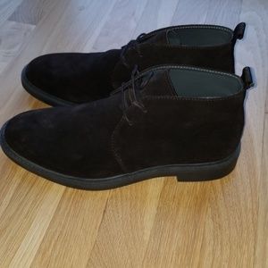 Calvin Klein Black Suede Chukka Boots - Size 8.5